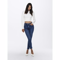 ONLY Straight Fit Ankel Jeans Emily  Blue